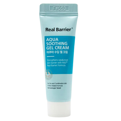 Ламеллярный крем-гель с охлаждающим действием мини Real Barrier  Aqua Soothing Cream 30 мл