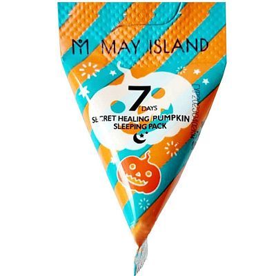 May Island Secret Healing Pumpkin Sleeping Pack Оздоравливающая ночная маска с тыквой 5г