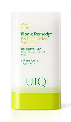 Пудровый солнцезащитный стик UIQ Biome Remedy Perfect Powdery Sun Stick SPF 50+ PA++++ 18 г