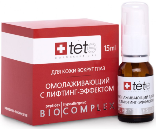 TeTе Cosmeceutical Biocomplex rejuvenating lifting for eyes Омолаживающий биокомплекс для век 15мл