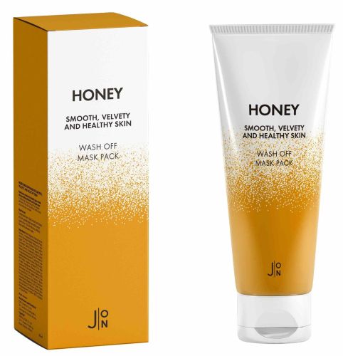 J:on Honey Smooth Velvety and Healthy Skin Wash Off Mask Маска для лица с экстрактом меда 50г УЦЕНКА