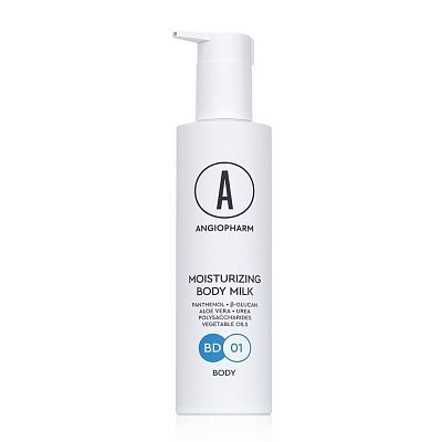 Увлажняющее молочко для тела Ангиофарм Moisturizing Body Milk 200 мл УЦЕНКА