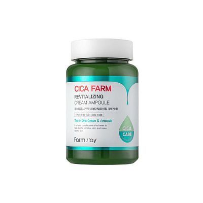 Farmstay Cica Farm Revitalizing Cream Ampoule Восстанавливающий ампульный крем с центеллой 250мл