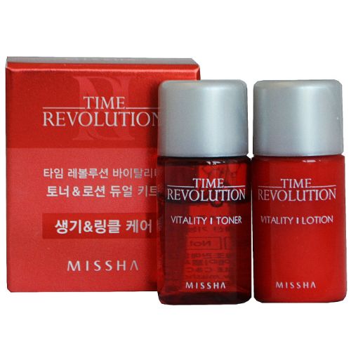 Missha Time Revolution Vitality Trial Kit Антивозратной набор по уходу за кожей