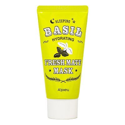 A'pieu Fresh Mate Basil Mask Hydrating Увлажняющая ночная маска с базиликом и баобабом 50мл