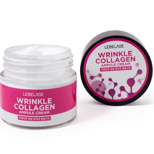 Lebelage Ampule Cream Wrinkle Collagen Ампульный крем антивозрастной с коллагеном 70мл