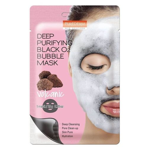 Eyenlip Detoxifying Black O2 Bubble Mask Volcano Очищающая кислородная тканевая маска 20г