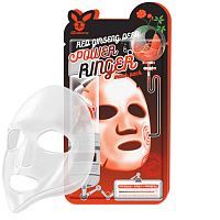 Elizavecca Red Ginseng Deep Power Ringer Mask Маска для лица тканевая с красным женьшенем 23мл