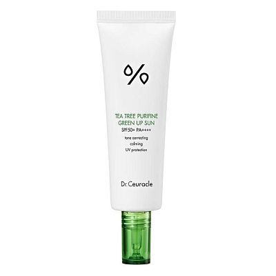 Dr.Ceuracle Tea Tree Purifine Green Up Sun Солнцезащитный крем для проблемной кожи УЦЕНКА