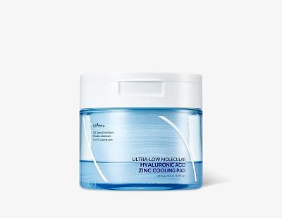 Увлажняющие пэды с охлаждающим эффектом IsNtree Ultra-Low Molecular Hyaluronic Acid Zinc Cooling Pad