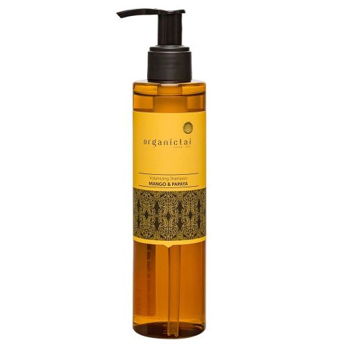 OrganicTai Volumizing Shampoo Безсульфатный шампунь для объема волос "Манго и Папайя" 200мл