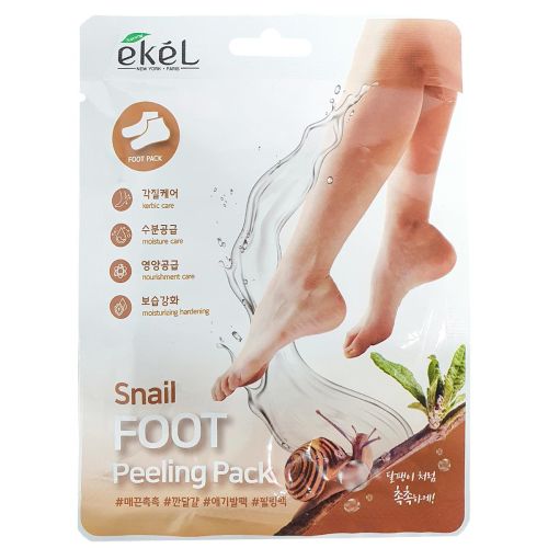 Ekel Snail Foot Peeling Pack Пилинг-носочки с муцином улитки 1 пара