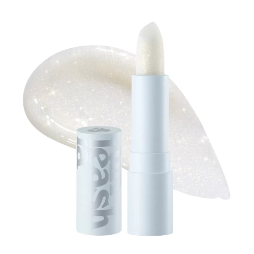 Unleashia Glacier Vegan Lip Balm No.1 Snow frost Увлажняющий бальзам для губ с блестками 3.3г УЦЕНКА