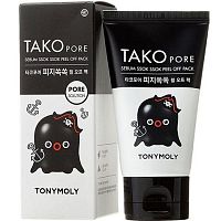 Tony Moly Takopore Sebum Ssok Ssok Peel Off Pack Маска-плёнка для жирной кожи 50мл