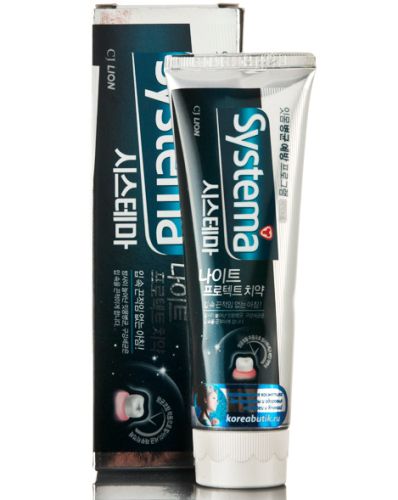 CJ Lion Dentor Systema Ночная зубная паста глубокой чистки "Защита в ночное время" 120г