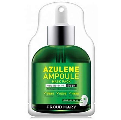 Proud Mary Azulene Ampoule Mask Pack Ампульная маска с азуленом для чувствительной кожи 25г