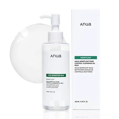 Anua Heartleaf Pore Control Cleansing Oil Mild Гидрофильное масло для чувствительной кожи 200 мл