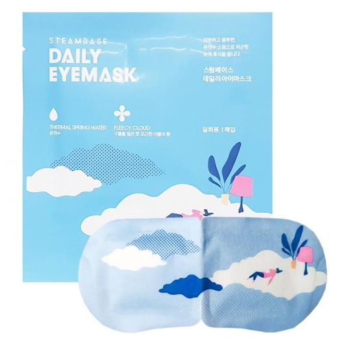 Steambase Daily Eyemask Fleecy Cloud Согревающая маска для глаз с жасмином 50 г