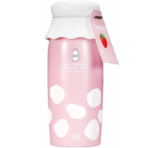 G9Skin Milk Bubble Essence Pack - Strawberry Маска кислородная с экстрактом клубники 50мл