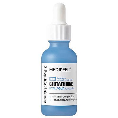 Medi-Peel Glutathione Hyal Aqua Ampoule Увлажняющая сыворотка для сияния кожи 30 мл
