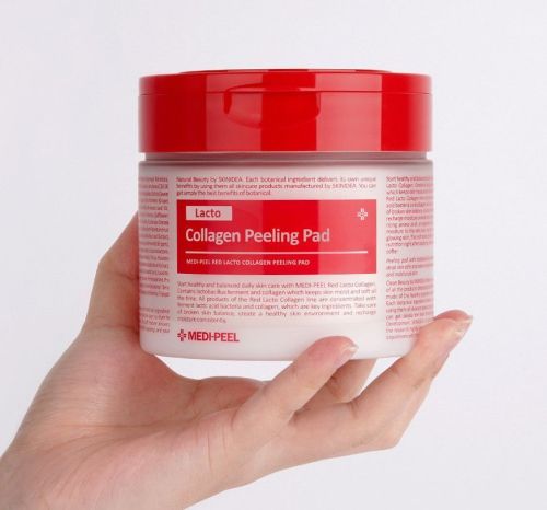 Medi-Peel Red Lacto Collagen Peeling Pad Пилинг-пэды с лактобактериями и коллагеном 70шт фото 3