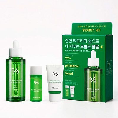 Dr.Ceuracle Tea Tree Purifine Travel Kit Набор с экстрактом чайного дерева: эссенция, тонер и пенка