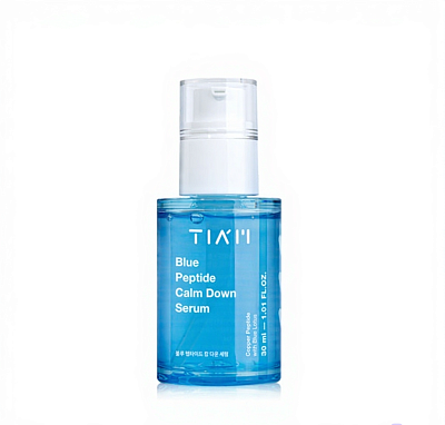 Успокаивающая сыворотка с пептидами и экстрактом лотоса Tiam Blue Peptide Calm Down Serum 30мл