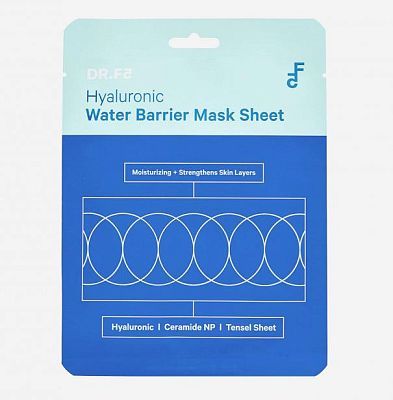 DR.F5 Hyaluronic Water Barrier Mask Sheet Экстра увлажняющая маска с гиалуроном 23г