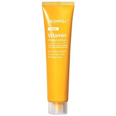 Витаминная маска-плёнка для ровного тона Medi-Peel Vegan Vitamin Collagen Wrapping Mask 70мл УЦЕНКА