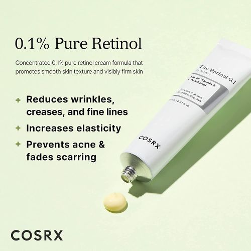 Cosrx The Retinol 0.1 Cream Крем против первых возрастных изменений с 0.1% ретинола 20 мл фото 3