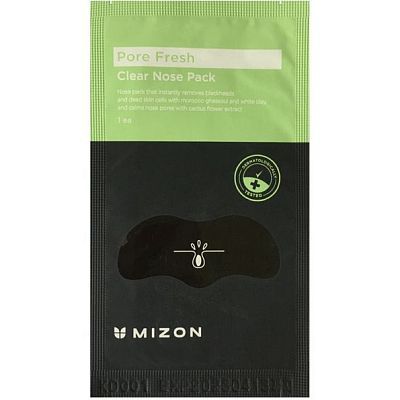 Mizon Pore Fresh Clear Nose Pack Патчи для носа очищающие 1шт