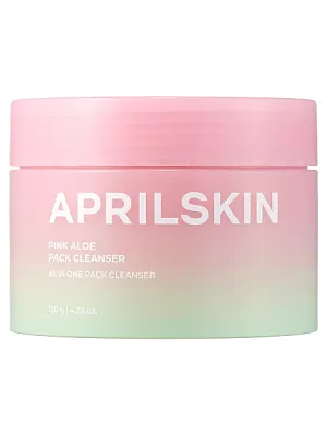 Очищающая маска-пенка для умывания c розовым алоэ APRILSKIN Pink Aloe Pack Cleanser 120г