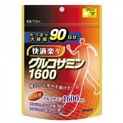 ITOH Хондропротектор Глюкозамин 1600 + Хондроитин на 90 дней Япония 720шт