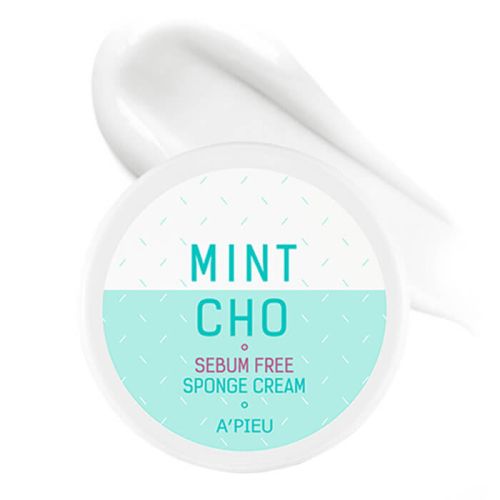 A'pieu Mintcho Sebum Free Sponge Cream Крем-губка точечный для жирной кожи 50г