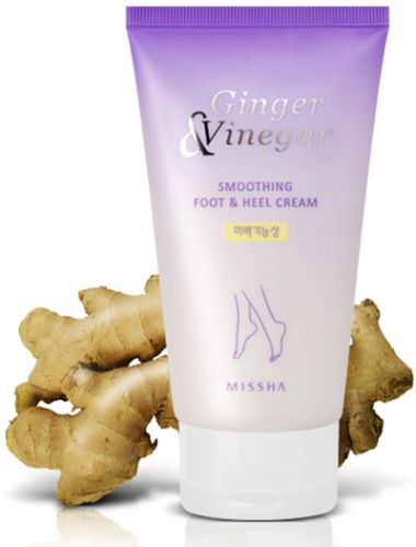 Missha Ginger&Vinegar Smoothing Foot&Heel Cream Питательный крем для ног с имбирным комплексом 120мл