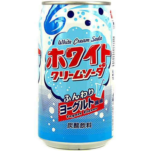 Tominaga Kobe Kyoryuchi White Cream Soda Yogurt Flavor Лимонад со вкусом крем-соды и йогурта 350мл