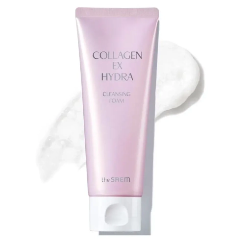 The Saem Collagen EX Hydra Cleansing Foam Увлажняющая очищающая пенка с коллагеном 100мл