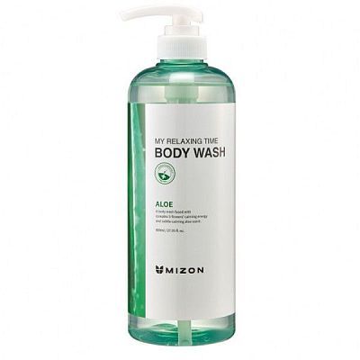 Mizon My Relaxing Time Body Wash Расслабляющий гель для душа с экстрактом алоэ 800мл