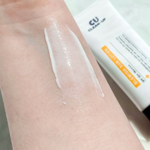 CU SKIN Clean Up Blemish Sun Lotion Успокаивающий солнцезащитный лосьон SPF50+/PA++++ 60мл фото 2
