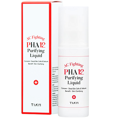 Tiam AC Fighting PHA 12 Purifying Liquid Эссенция для проблемной кожи 80 мл
