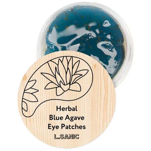 L.Sanic Herbal Blue Agave Hydrogel Eye Patches Гидрогелевые патчи с экстрактом голубой агавы 60шт
