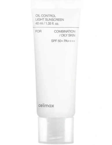 Легкий санскрин для жирной кожи Celimax Oil Control Light Sunscreen 40мл УЦЕНКА