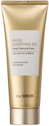 The Saem Snail Essential EX Wrinkle Solution Deep Cleansing Foam Пенка с муцином улитки 150мл