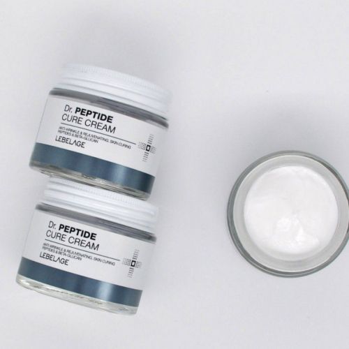 Lebelage Dr. Peptide Cure Cream Кремс пептидами антивозрастной омолаживающий 70мл фото 2