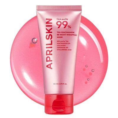Ночная маска-пленка APRILSKIN TXA Niacinamide 99 Night Wrapping Mask 80мл