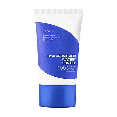Увлажняющий солнцезащитный гель IsNtree Hyaluronic Acid Watery Sun Gel SPF50+ PA++++ 50 мл УЦЕНКА