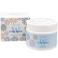 Enough W Collagen Whitening Premium Cream Крем для лица осветляющий 50г