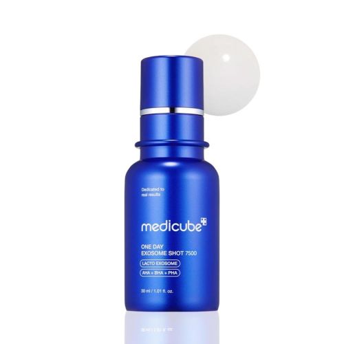 Сыворотка с микроиглами и кислотами Medicube One Day Exosome Shot Pore Ampoule 7500 30мл