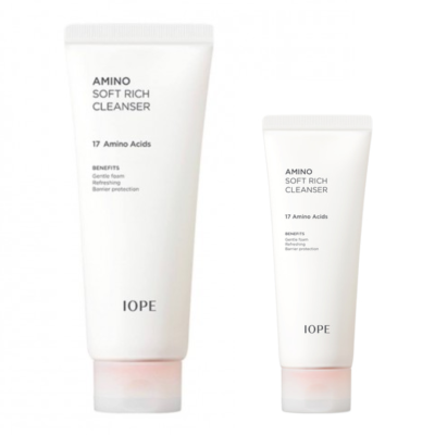 IOPE Amino Soft Rich Cleanser Мягкая пенка для умывания с аминокислотами