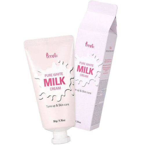 Prreti Pure White Milk Cream Осветляющий крем с молочными протеинами для лица и тела 50г